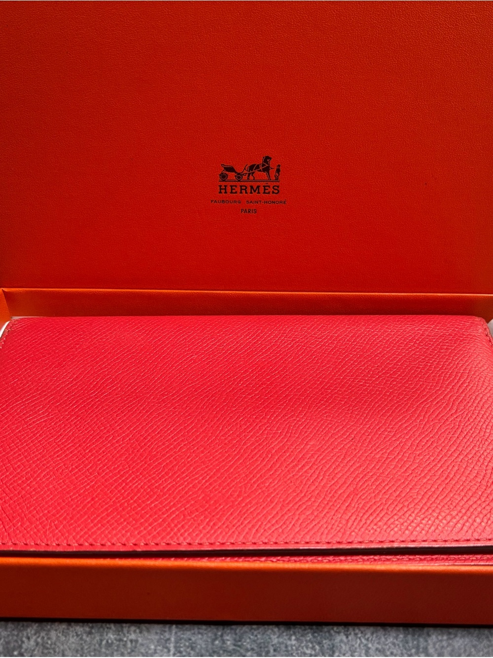 Hermes Vision II Red Leather Agenda Cover